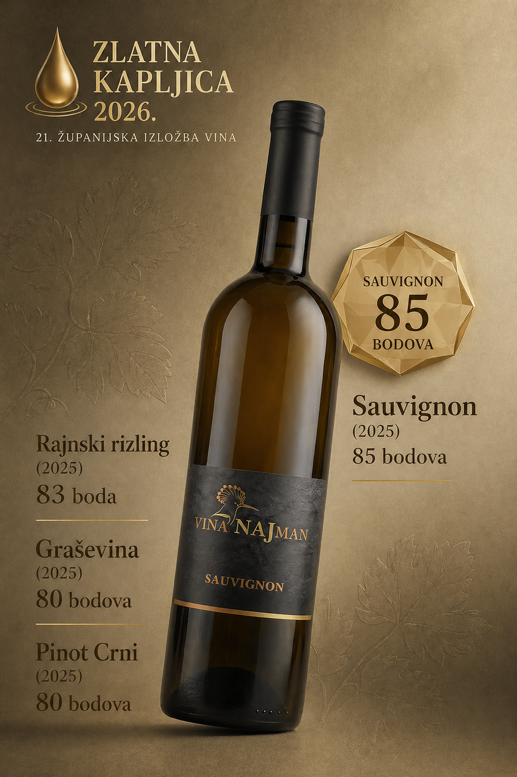 Rezultati Zlatna Kapljica 2026.